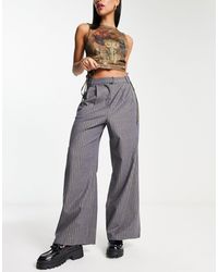 Native Youth - High Waist Wide Leg Trousers - Lyst