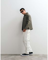 AllSaints - Garrison Zip Up Leather Jacket - Lyst
