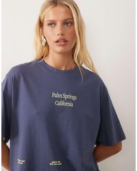 ASOS - Oversized T-Shirt Met Rio Or Nowhere-Print - Lyst