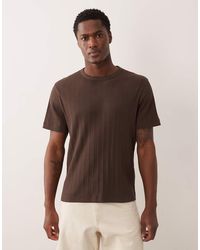 Abercrombie & Fitch - Premium Ribbed T-shirt - Lyst