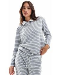 Vero Moda - Top A Con Cuello Tipo Polo De Punto De (Parte De Un Conjunto) - Lyst