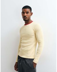 ASOS - Muscle Fit Long Sleeve Ringer T-shirt - Lyst