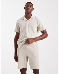 Only & Sons - Co-Ord Ribbed Jersey Short - Lyst
