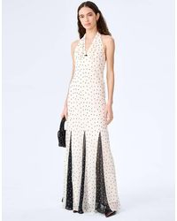 OMNES - Dresses Vivi Halterneck Chiffon Maxi Dress - Lyst
