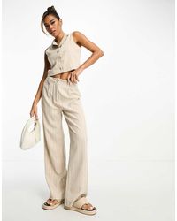 Miss Selfridge - Co-Ord Tailored Wide Leg Trouser - Lyst