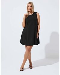 Yours Clothing - Seam Detail Mini Dress - Lyst