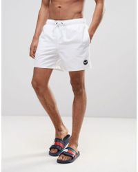 hollister mens swim trunks