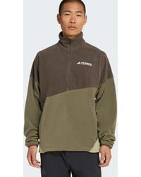 adidas Originals - Terrex Multi Climawarm Fleece Anorak - Lyst