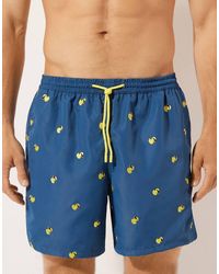 Calzedonia - Pattern Swim Boxer Formentera - Lyst
