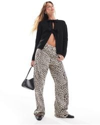 Pieces - Reversable Tie Front Cardigan - Lyst