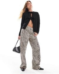 Pieces - Reversable Tie Front Cardigan - Lyst