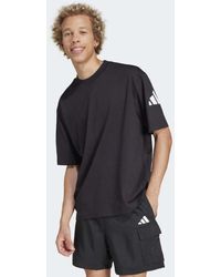 adidas Originals - Essentials Loose Fit 3 Bar Logo Tee - Lyst