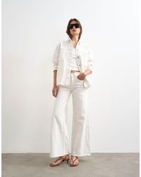 TOPSHOP - Denim Worker Jacket - Lyst