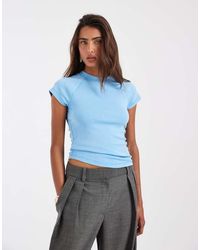 ASOS - Shrunken Raglan Baby Tee - Lyst