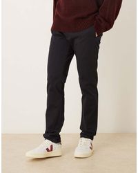 Mango - Barna Cotton Rich Straight Tailored Trouser - Lyst