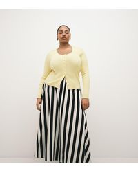 ASOS - Asos Design Curve Cotton Sateen Volume Circle Skirt - Lyst