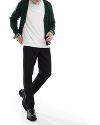 Jack & Jones - Pantaloni Eleganti Ampi Affusolati Neri Con Coulisse - Lyst