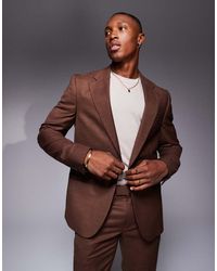 River Island - Single Breasted Suit Jacket - Lyst