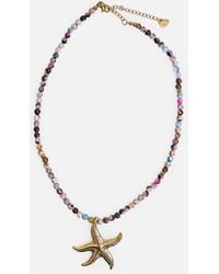 Public Desire - Coloured Beaded Starfish Detail Necklace - Lyst
