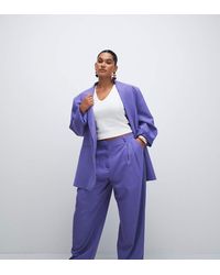 ASOS - Curve Tailored baggy Tapered Trouser - Lyst