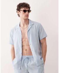 South Beach - Short Sleeve Linen-look Shirt - Lyst