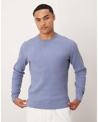 Mango - Cotton Mix Crew Neck Jumper - Lyst