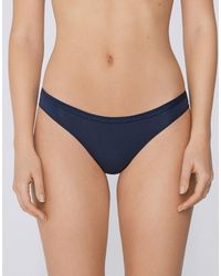 Tezenis - Plain Colour Cotton Brazilian Briefs - Lyst