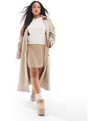 Vero Moda - Cable Knit Mini Skirt - Lyst
