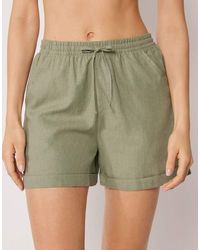 Calzedonia - Linen And Viscose Beach Shorts - Lyst