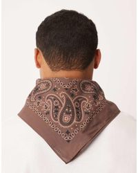 ASOS - Bandana E Bianca Con Motivo Cachemire - Lyst