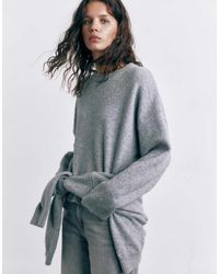Pull&Bear - Maglione Mélange Basic - Lyst