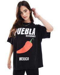 ASOS - Oversized T-shirt With Mexico Chilli Graphic - Lyst