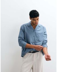 ASOS - Relaxed Revere Flowing Shirt - Lyst