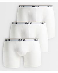 BOSS - 3 Pack Power Logo Waistband Boxer Briefs - Lyst