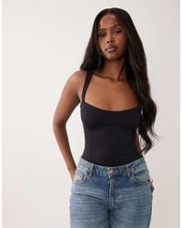 GOOD AMERICAN - Sweetheart Tank Bodysuit - Lyst