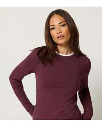 PixieGirl - Petite Contrast Long Sleeve T-Shirt - Lyst