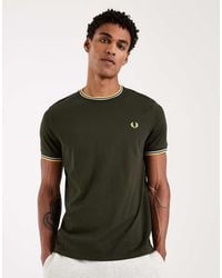 Fred Perry - Twin Tipped Logo T-Shirt - Lyst