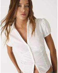 Stradivarius - Chemise cintrée à manches courtes - Lyst