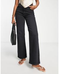 SELECTED - Femme – alice – jeans aus baumwolle mit weitem bein - Lyst
