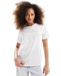 Pieces - Camiseta blanca con estampado del signo zodiacal piscis - Lyst