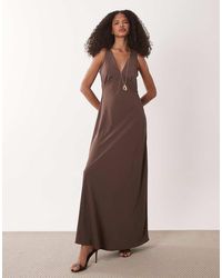 Jdy - Maxi Jurk Met V-Hals - Lyst