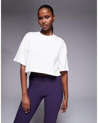 4505 - Icon Heavyweight Cotton Cropped T-Shirt With Quick Dry Finish - Lyst