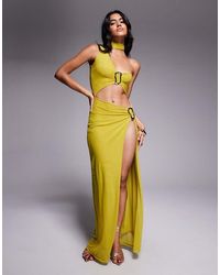 SIMMI - Brooklyn Trim Detail Maxi Dress - Lyst