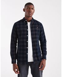Farah - Fontella Long Sleeve Cord Check Shirt - Lyst