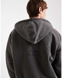 Tommy Hilfiger - Flag Logo Zip Up Hoodie - Lyst