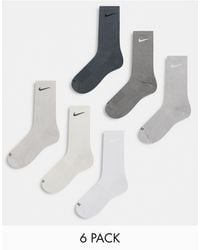 Nike - Everyday Plus Cushioned 6 Pack Socks - Lyst