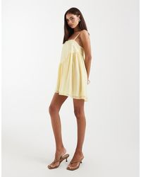 ASOS - Trapeze Chiffon Mini Dress - Lyst