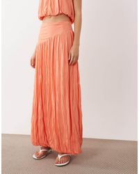 ASOS - Bubble Hem Maxi Skirt - Lyst