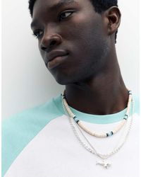 Pull&Bear - 3-Pack Of Shark Necklaces - Lyst