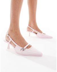 Bershka - Pointed Heeled Sandals - Lyst